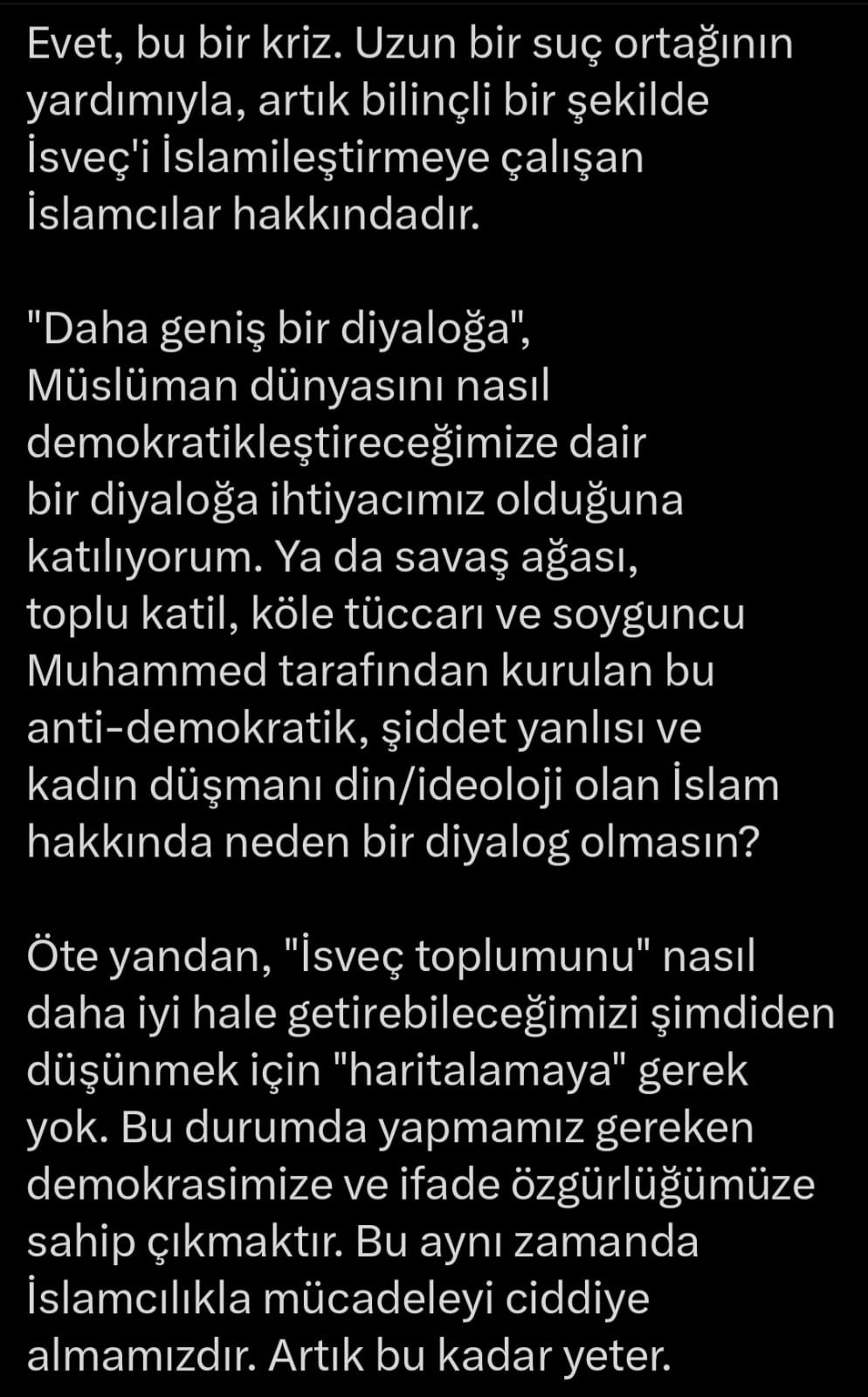 İsveçdə bu dəfə Hz.Məhəmmədtəhqir edildi - FOTO